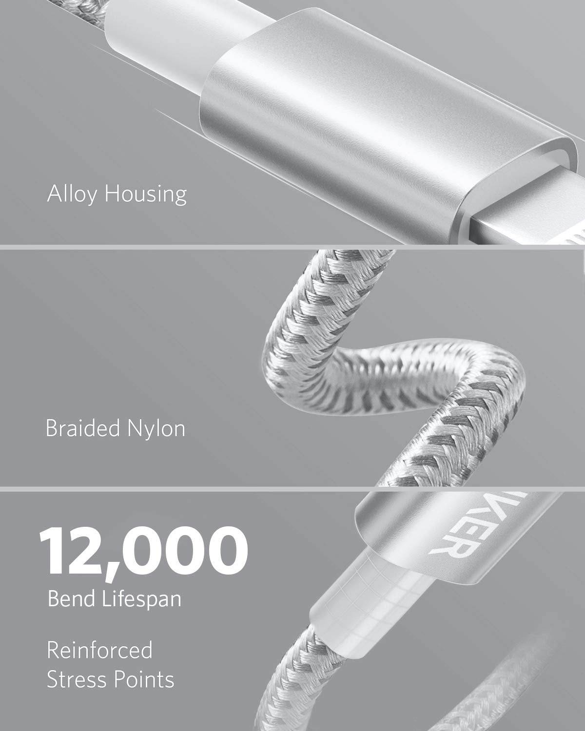 Anker USB-C to Lightning Cable for fast iPhone charging