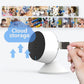 1080P IP Wifi Camera indoor baby monitor with adjustable alerts, reliable WiFi, 140° view, and cloud storage