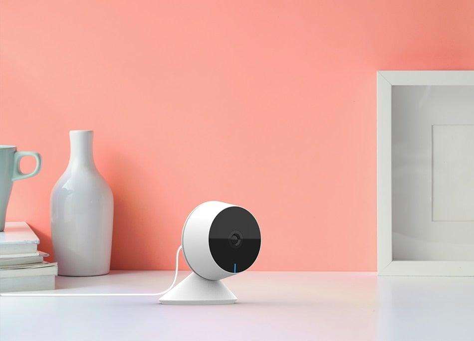 1080P IP Wifi Camera indoor baby monitor with infrared, 140° viewing angle, and adjustable alerts