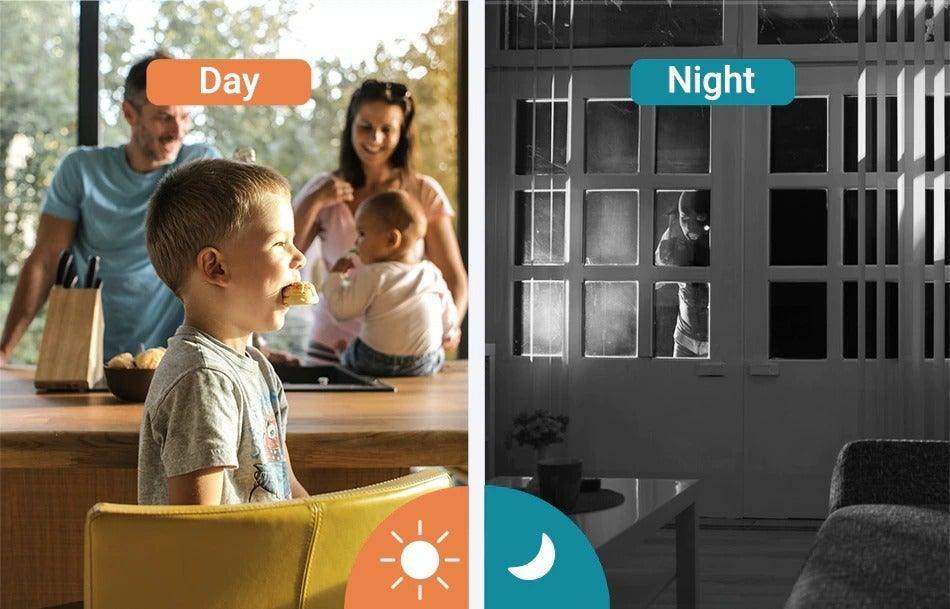 1080P IP Wifi Camera indoor surveillance baby monitor with adjustable alerts and cloud storage