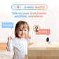 1080P IP Wifi Camera indoor baby monitor with adjustable alerts and cloud storage