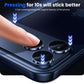 iPhone 17 Pro Max titanium camera protector 2-pack in silver