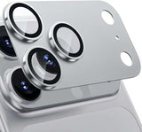 iPhone 17 Pro Max titanium camera protector 2-pack in silver