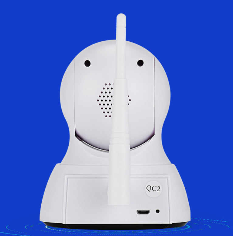 1080P surveillance camera with WiFi, night vision, and pan-tilt functionality