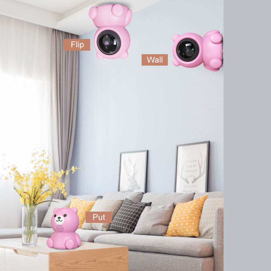 Wireless Home 360-Degree Panoramic Camera with 1080p HD video and built-in microphone and speaker