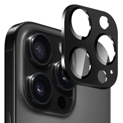 iPhone 16 Pro/Pro Max camera lens protector 2-pack with installation kit and scratch-resistant glass