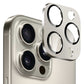 iPhone 16 Pro/Pro Max camera lens protector two-pack with cleaning kit and scratch-resistant glass
