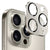 iPhone 16 Pro/Pro Max camera lens protector two-pack with cleaning kit and scratch-resistant glass