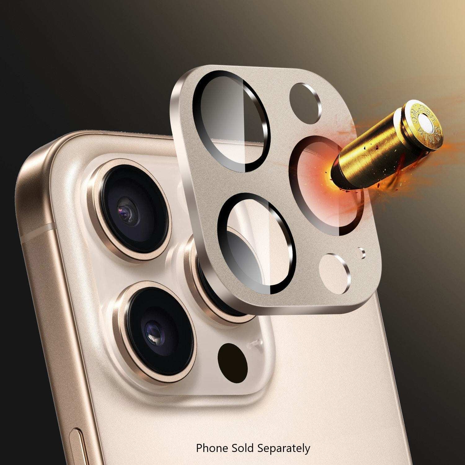 iPhone 16 Pro/Pro Max camera lens protectors 2-pack with installation kit and scratch-resistant glass