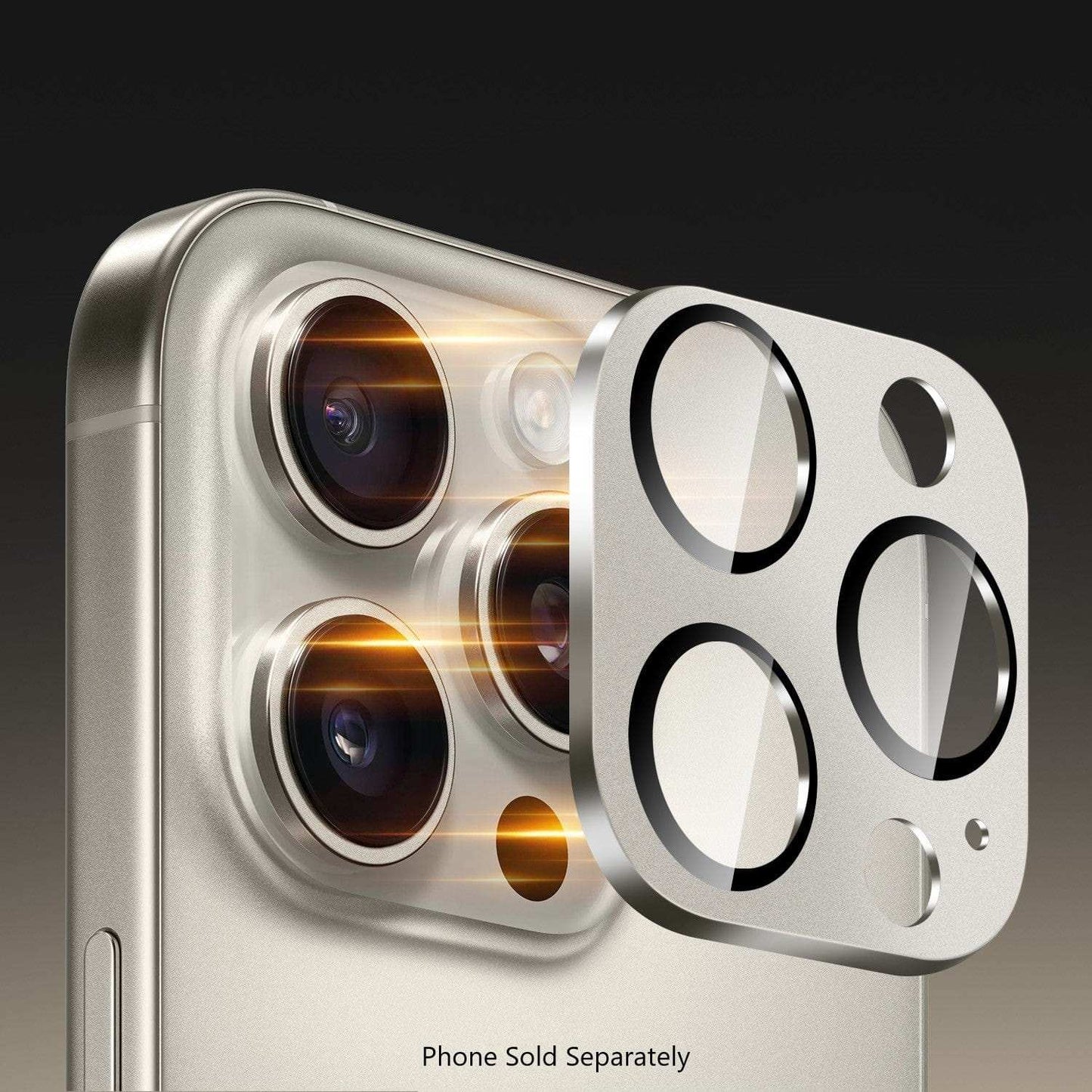iPhone 16 Pro Pro Max camera lens protectors two-pack with accessories for scratch-resistant and smudge-free protection