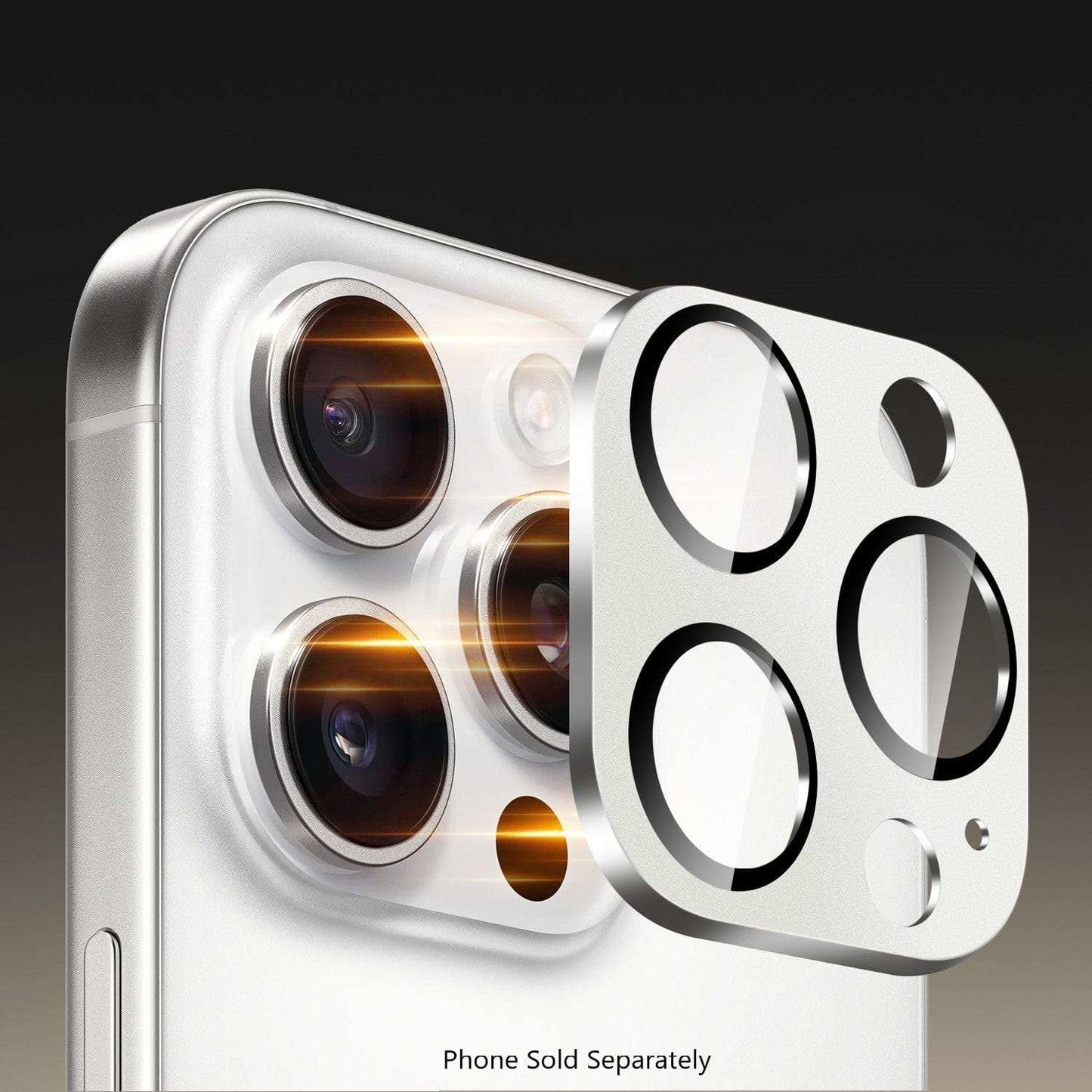 iPhone 16 Pro Pro Max camera lens protectors two-pack with cleaning accessories