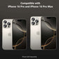 Two-pack SaharaCase camera lens protectors for iPhone 16 Pro/Pro Max with installation kit