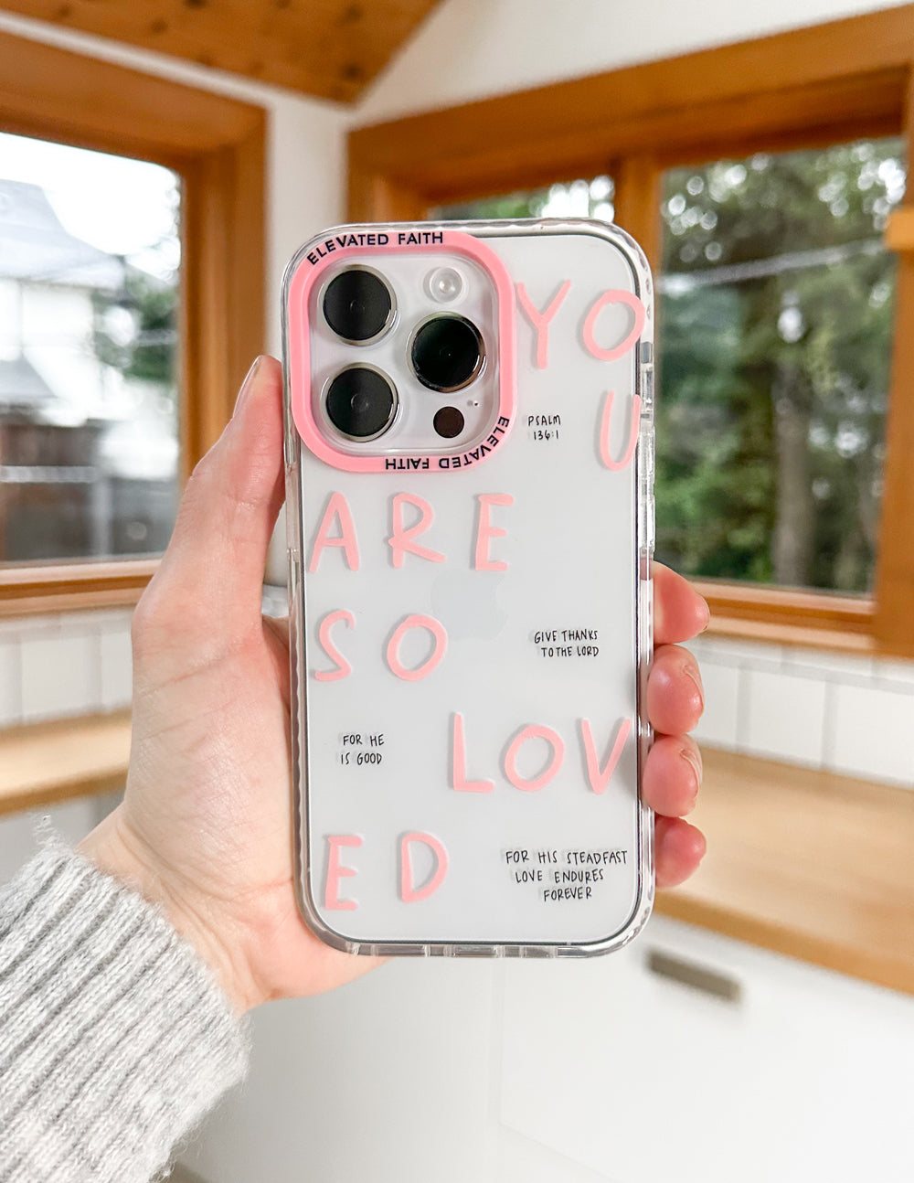 You Are So Loved iPhone case with protective design and inspirational quote by Ashlee Bock