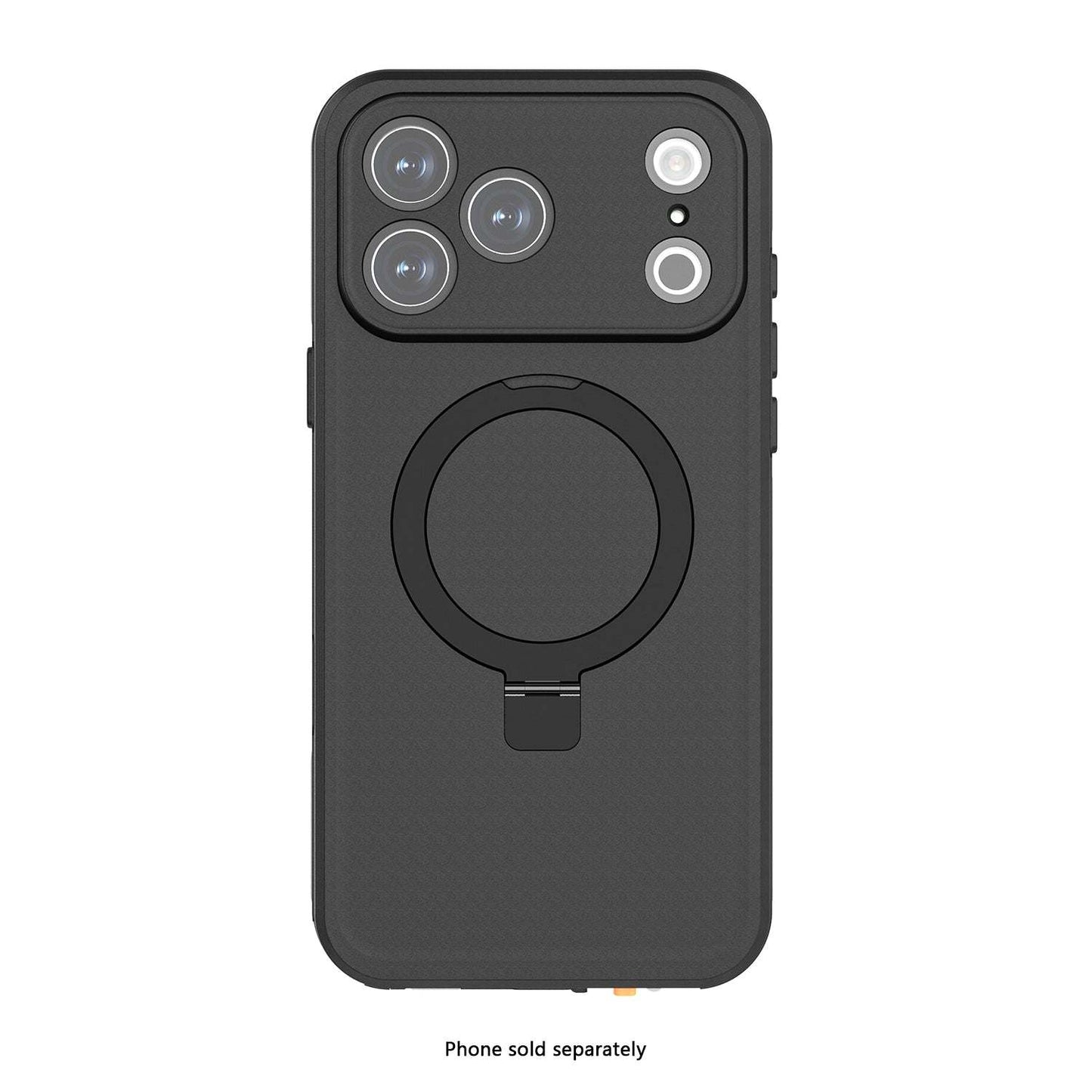 iPhone 17 Pro Max Waterproof Case with IP68 rating, MagSafe kickstand, clear slim design, and full device protection