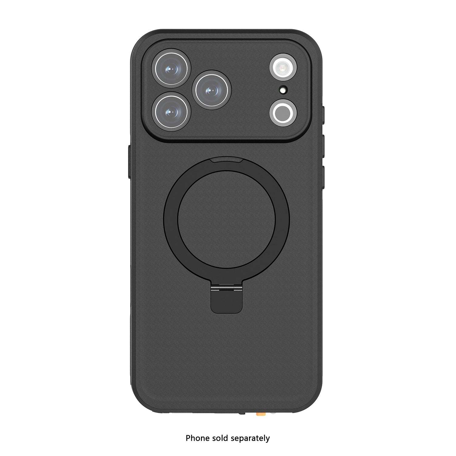 iPhone 17 Pro Max Waterproof Case with IP68 rating, MagSafe kickstand, clear slim design, and full device protection