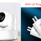 1080P surveillance camera with WiFi, night vision, pan tilt, and audio features