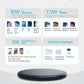 Anker PowerWave wireless charger pad charging smartphone and earbuds wirelessly