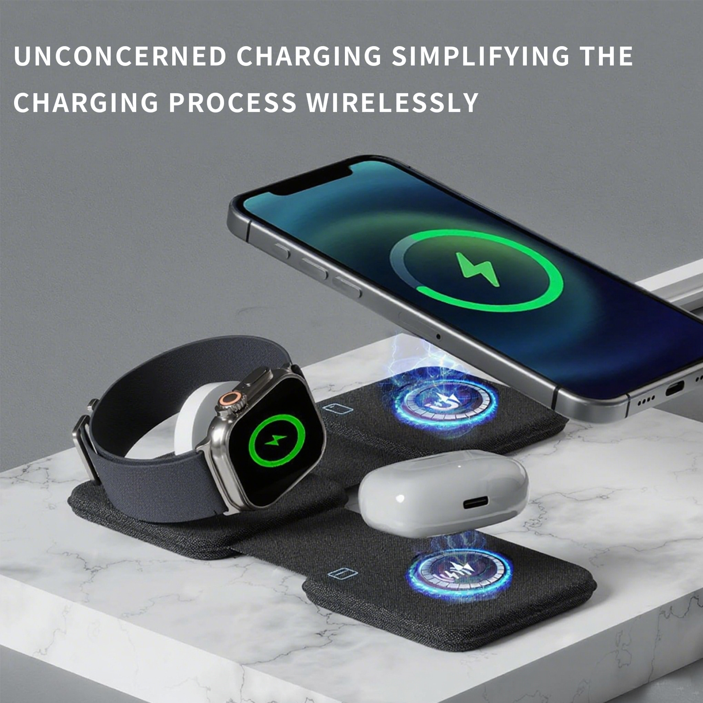 3 in 1  Multi-Functional  Wireless Charger | Fluxcasa