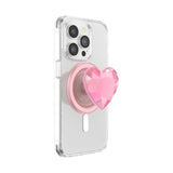 PopSockets Phone Grip for MagSafe, Magnetic Holder, Phone Stand, Heart - Dichroic Heart