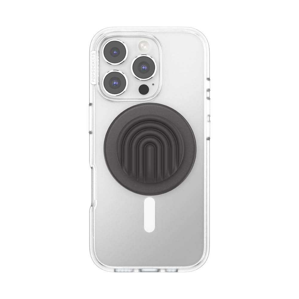 PopSockets Phone Grip for MagSafe, Magnetic Holder, Phone Stand - Black