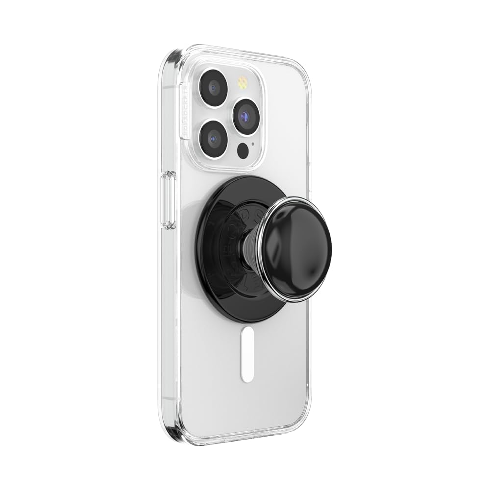 PopSockets Phone Grip for MagSafe, Magnetic Holder, Phone Stand - Black