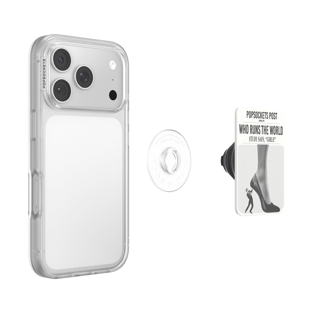 PopSockets Phone Grip for MagSafe, Magnetic Holder, Phone Stand - Black