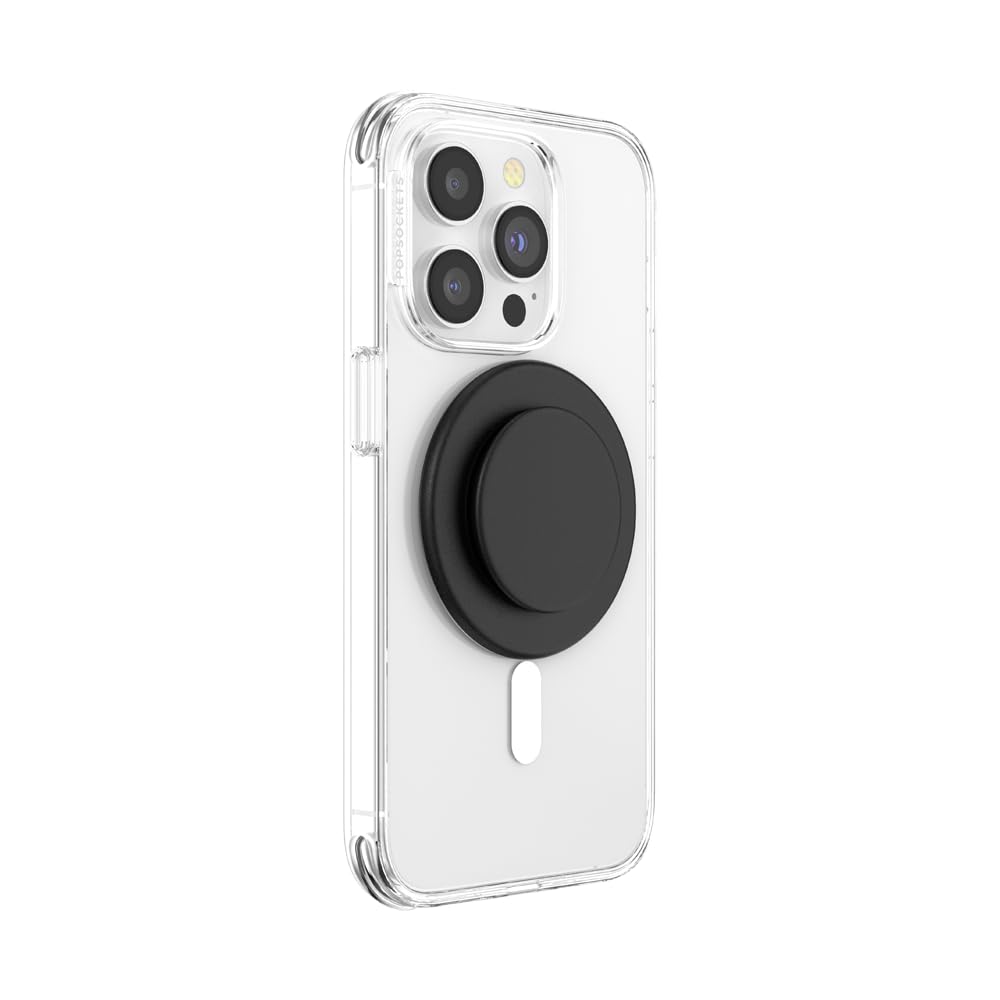PopSockets Phone Grip for MagSafe, Magnetic Holder, Phone Stand - Black