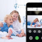 Solar powered wireless surveillance camera with PIR motion detection and 1080P resolution wide-angle lens