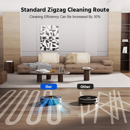 D10S Max - Black | Self-Emptying Robot Vacuum and Mop with LDS Laser Navigation