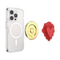 PopSockets Phone Grip for MagSafe, Magnetic Holder, Phone Stand, Heart - Dichroic Heart