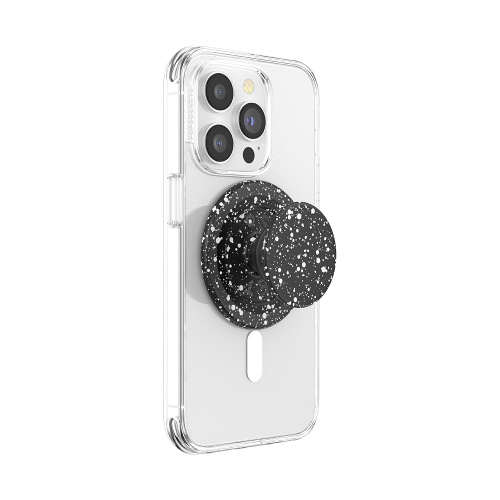 PopSockets Phone Grip for MagSafe, Magnetic Holder, Phone Stand - Black