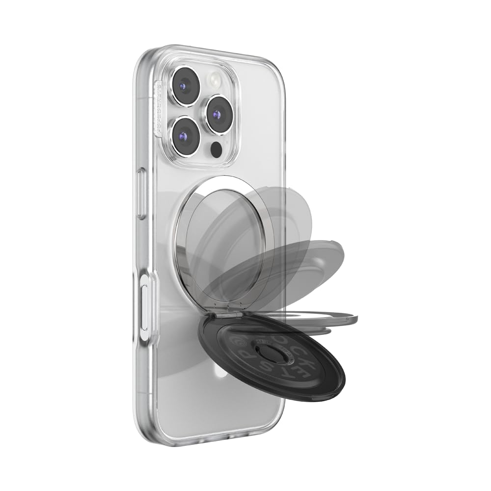PopSockets Phone Grip for MagSafe, Magnetic Holder, Phone Stand - Black