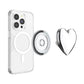 PopSockets Phone Grip for MagSafe, Magnetic Holder, Phone Stand, Heart - Dichroic Heart