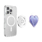 PopSockets Phone Grip for MagSafe, Magnetic Holder, Phone Stand, Heart - Dichroic Heart