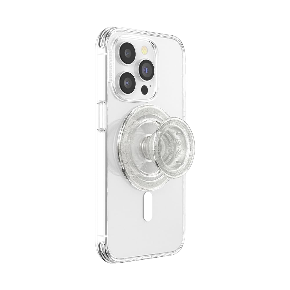 PopSockets Phone Grip for MagSafe, Magnetic Holder, Phone Stand - Black