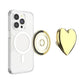 PopSockets Phone Grip for MagSafe, Magnetic Holder, Phone Stand, Heart - Dichroic Heart