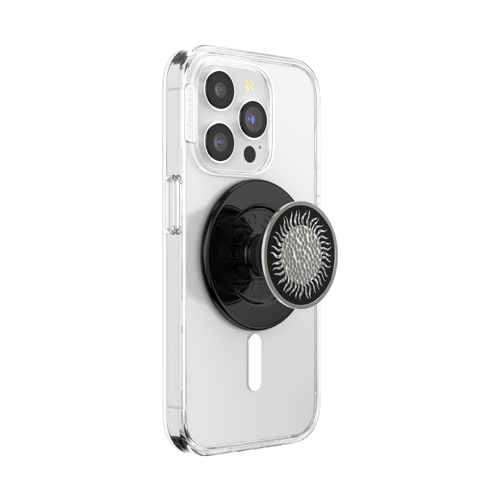 PopSockets Phone Grip for MagSafe, Magnetic Holder, Phone Stand - Black