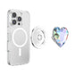 PopSockets Phone Grip for MagSafe, Magnetic Holder, Phone Stand, Heart - Dichroic Heart