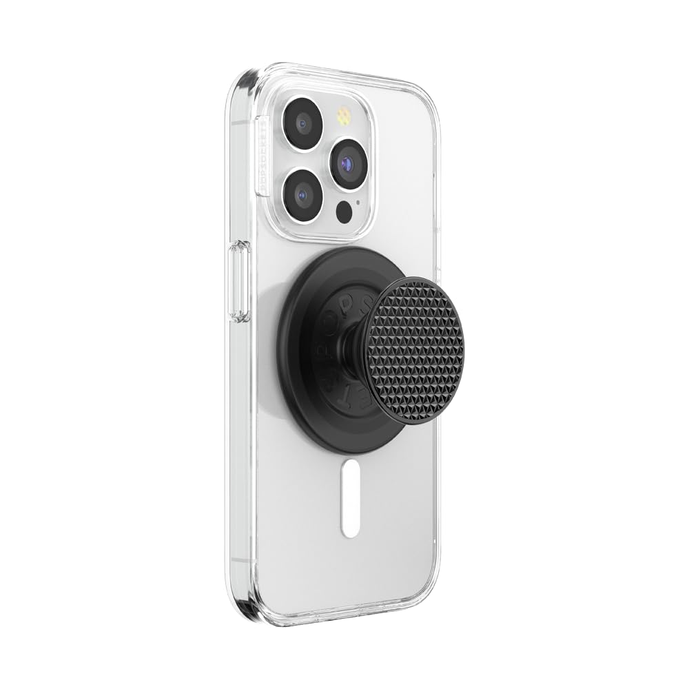 PopSockets Phone Grip for MagSafe, Magnetic Holder, Phone Stand - Black