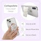 On The Grip Magnetic 3D Gummy Bear Style Expandable Collapsible Mobile Phone Grip Stand Holder for Smartphone Tablet Cell Phone Accessory (Matte Holographic)