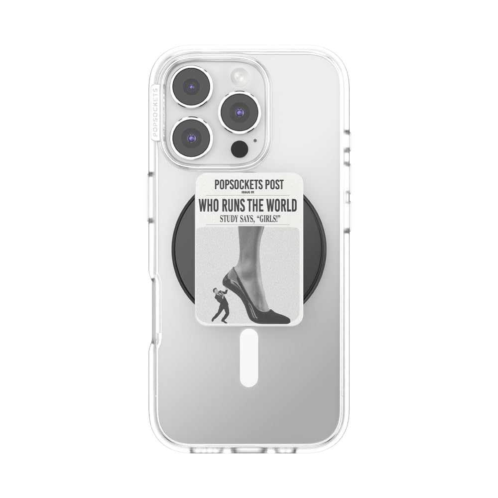 PopSockets Phone Grip for MagSafe, Magnetic Holder, Phone Stand - Black