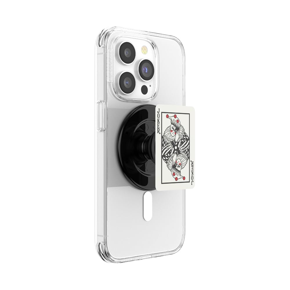 PopSockets Phone Grip for MagSafe, Magnetic Holder, Phone Stand - Black