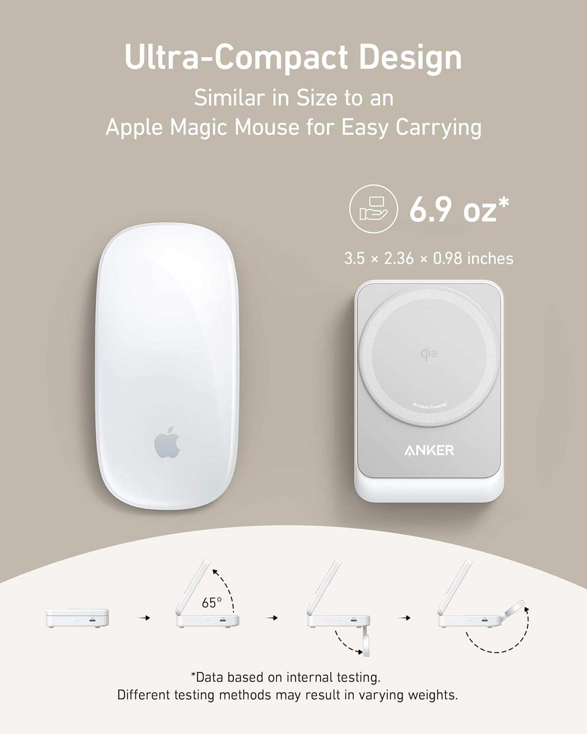Foldable 3-in-1 wireless charging station with 15W ultra-fast charging for iPhone, AirPods, and Apple Watch
