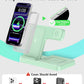 Wireless Charger Stand Charging Station: 3 in 1 Charger Stand Multiple Devices for Apple - iPhone 17 16e 16 15 14 Pro Max 13 12 - Watch 11 10 9 8 7 6 5 4 3 2 SE and Ultra Series-Airpods 4 3 Pro, White