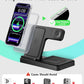 Wireless Charger Stand Charging Station: 3 in 1 Charger Stand Multiple Devices for Apple - iPhone 17 16e 16 15 14 Pro Max 13 12 - Watch 11 10 9 8 7 6 5 4 3 2 SE and Ultra Series-Airpods 4 3 Pro, White