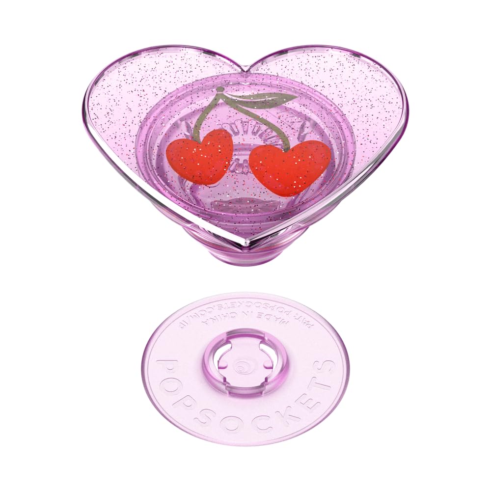 PopSockets Phone Grip for MagSafe, Magnetic Holder, Phone Stand, Heart - Dichroic Heart