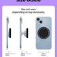 On The Grip Magnetic 3D Gummy Bear Style Expandable Collapsible Mobile Phone Grip Stand Holder for Smartphone Tablet Cell Phone Accessory (Matte Holographic)