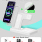 Wireless Charger Stand Charging Station: 3 in 1 Charger Stand Multiple Devices for Apple - iPhone 17 16e 16 15 14 Pro Max 13 12 - Watch 11 10 9 8 7 6 5 4 3 2 SE and Ultra Series-Airpods 4 3 Pro, White