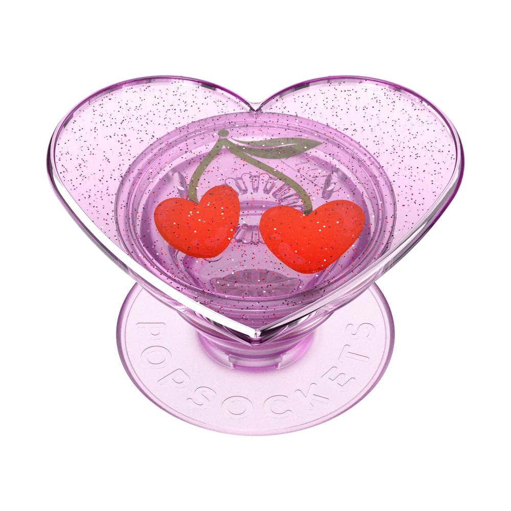 PopSockets Phone Grip for MagSafe, Magnetic Holder, Phone Stand, Heart - Dichroic Heart