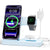 Wireless Charger Stand Charging Station: 3 in 1 Charger Stand Multiple Devices for Apple - iPhone 17 16e 16 15 14 Pro Max 13 12 - Watch 11 10 9 8 7 6 5 4 3 2 SE and Ultra Series-Airpods 4 3 Pro, White